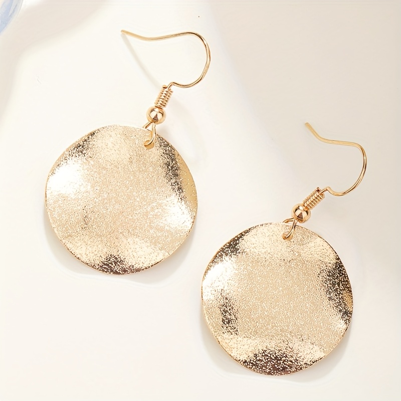 Irregular Round Women's Earrings Set